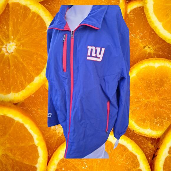 NWT NFL Men's G-III Sports by Carl Banks Royal New‎ York Giants Jacket Size L